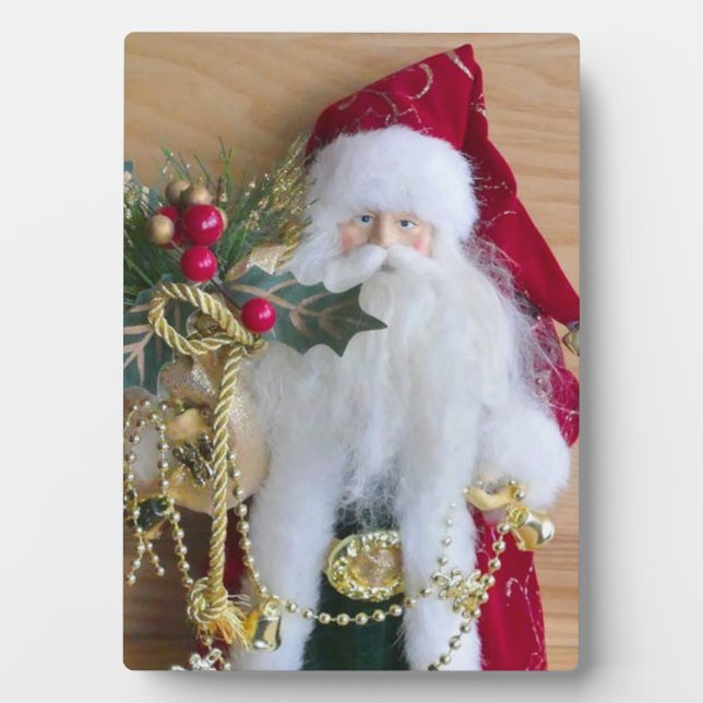 DECORATIVE CHRISTMAS SANTA PLAQUE (Front)