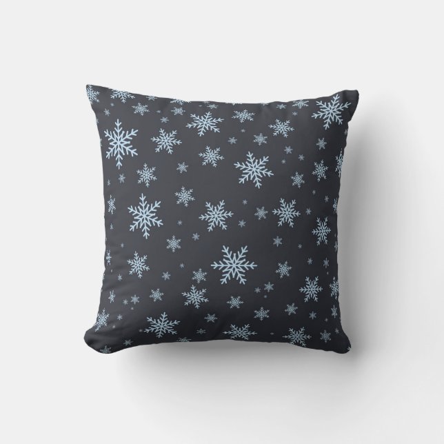 Decorative Christmas Snowflake Cushion (Front)