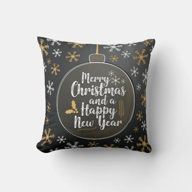 Decorative Christmas Throw Pillow (Front)