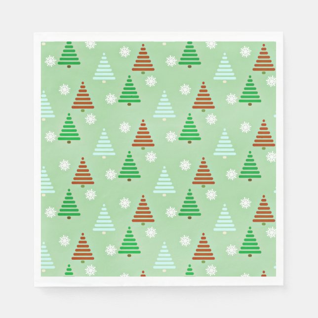 Decorative Christmas tree pattern Napkin (Front)