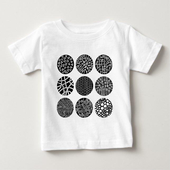 Decorative Circles Baby T-Shirt (Front)