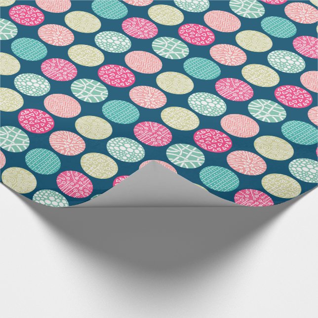 Decorative Circles - Colours 01 - with 00486b Wrapping Paper (Corner)