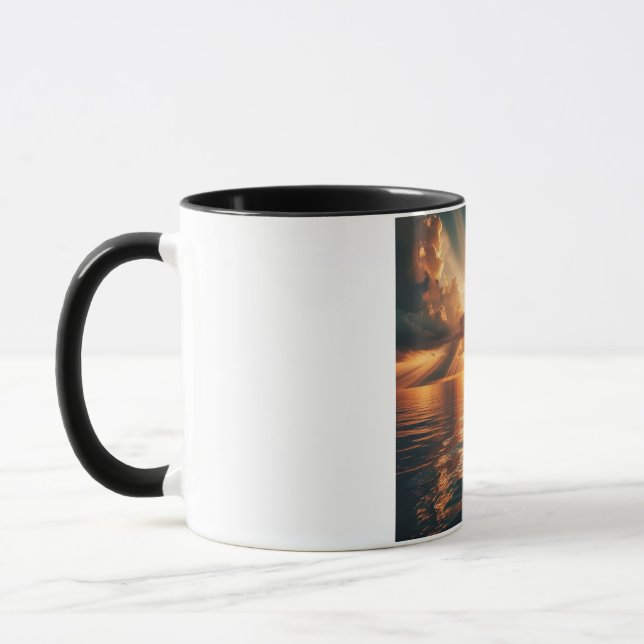 Decorative coat, with sunrise mug (Left)