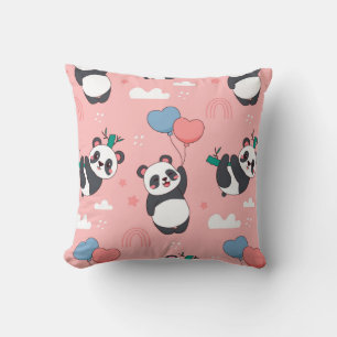Decorative Cojín with Pandas Cushion