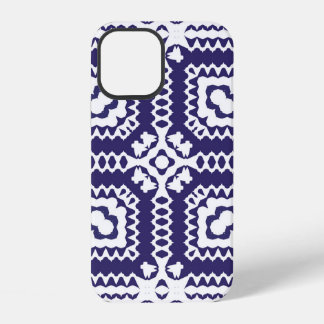 Decorative color ceramic azulejo tiles. Vintage se iPhone 12 Case
