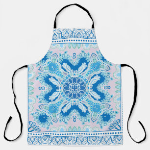 Decorative colorful ornament on white background, apron