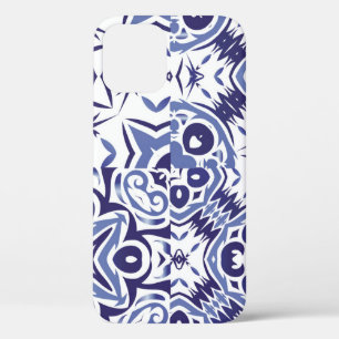 Decorative colour ceramic azulejo tiles. Fashionab iPhone 12 Case