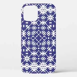 Decorative colour ceramic azulejo tiles. Minimal d iPhone 12 Case