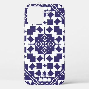 Decorative colour ceramic azulejo tiles. Vintage s iPhone 12 Case