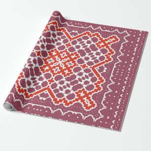 Decorative colour ceramic talavera tiles. Bathroom Wrapping Paper