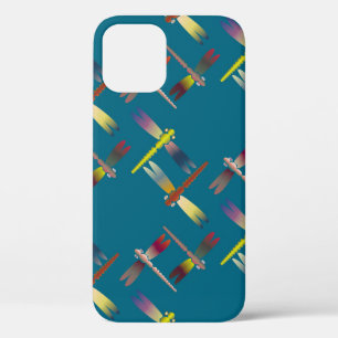 Decorative coloured seamless pattern with cute dra iPhone 12 case
