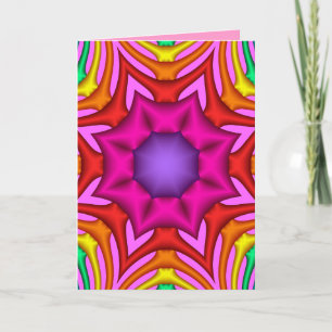 Decorative colourful Mother's day card with Text