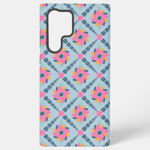 Decorative colourful tile samsung galaxy case