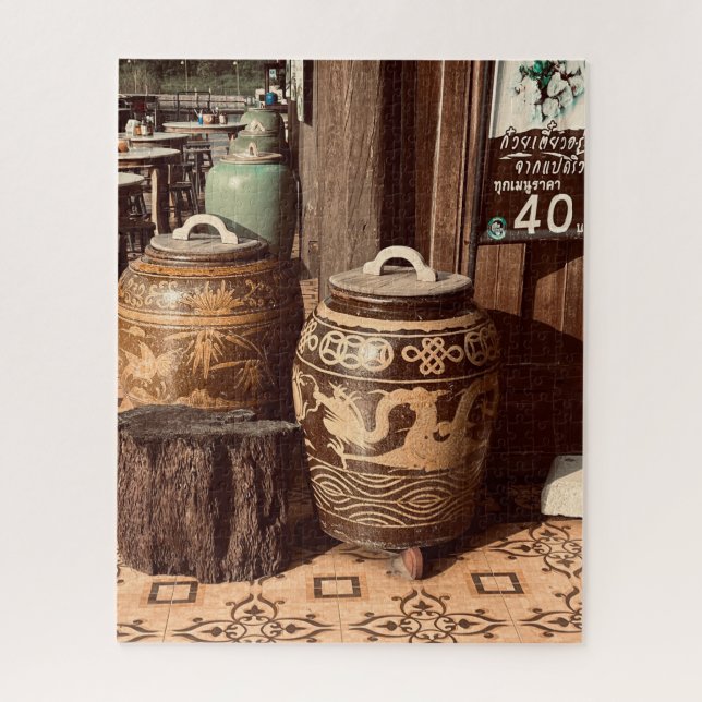 Decorative containers jigsaw puzzle (Vertical)