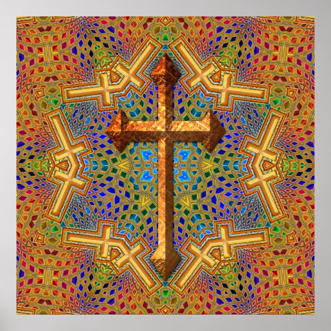 DECORATIVE CROSS POSTER (Front)