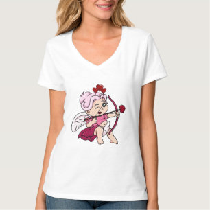"Decorative Cupid with Love Arrow T-Shirt – Romant