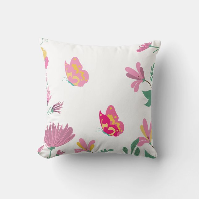 Decorative cushion flowered spring (Front)