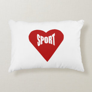 Decorative cushion for children LOVE SPORT