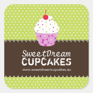 Decorative Cute Cupcake Stickers