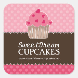 Decorative Cute Cupcake Stickers