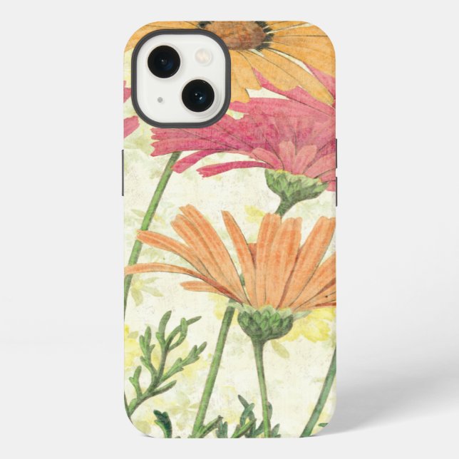 Decorative Daisies iPhone Case (Back)