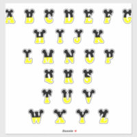 Decorative Disney Alphabet