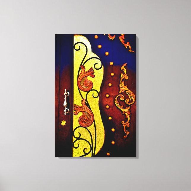 Decorative Door Canvas Print (Front)