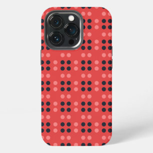 Decorative Dots in Pink and Grey iPhone 13 Pro Case
