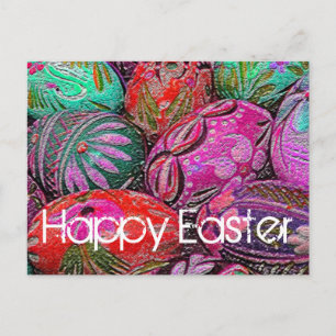 Decorative Easter Eggs Postcard