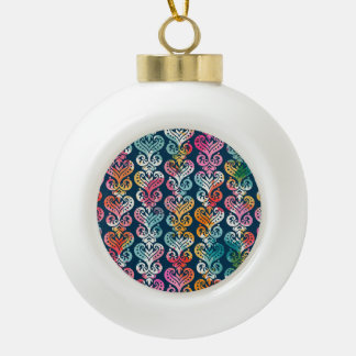 Decorative elements, versatile pattern design. ceramic ball christmas ornament
