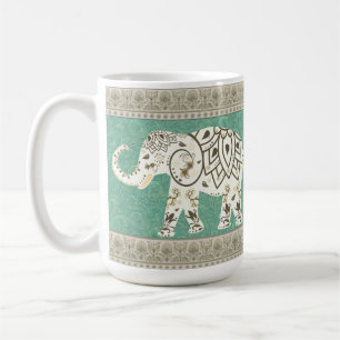 Decorative elephant mug