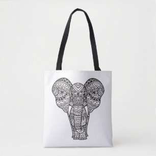 Decorative Elephant Style 2 Tote Bag
