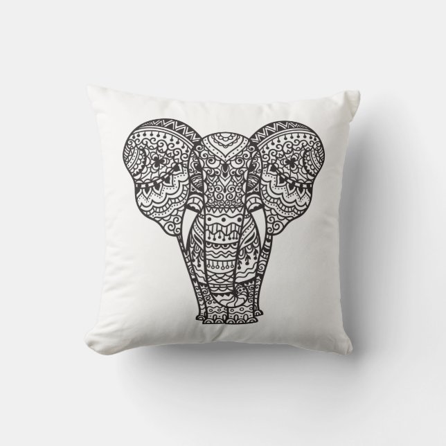 Decorative Elephant Style Cushion (Front)