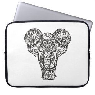 Decorative Elephant Style Laptop Sleeve