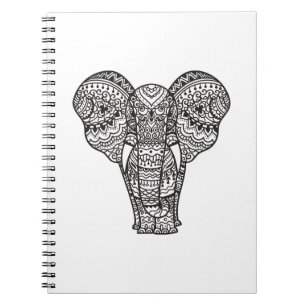 Decorative Elephant Style Notebook