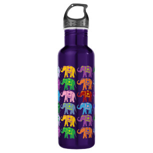 Decorative Elephants 710 Ml Water Bottle
