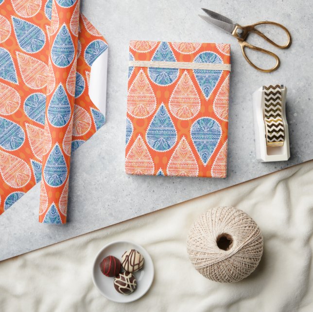 Decorative, Ethnic Pattern Wrapping Paper (Crafts)