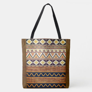 Decorative  Ethnic Weave Pattern Tote Bag