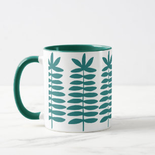 Decorative Ferns - Hunter Green Mug