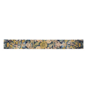 Decorative Floral Carpet Pattern Satin Ribbon
