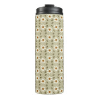 Decorative Floral in White and Beige
