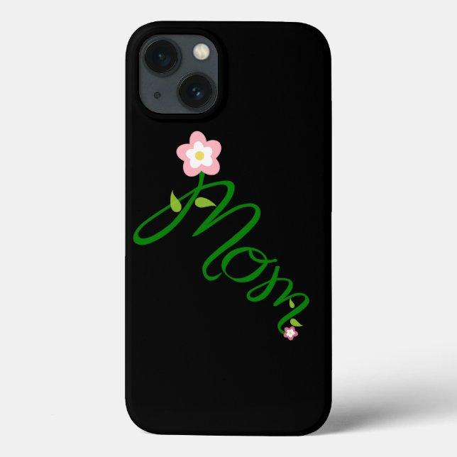Decorative Floral Mum Case-Mate iPhone Case (Back)