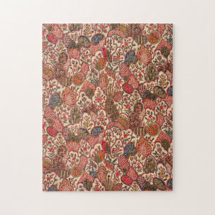 Decorative Floral Pattern Jigsaw Puzzle