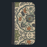 Decorative Floral Persian Tile Design Samsung S4 Wallet Case<br><div class="desc">A decorative floral design,  this Persian tile features a number of different flowers dancing together in a wonderful medley of colour. Know someone who love flowers or designs from other countries? This would be the perfect gift for them!</div>
