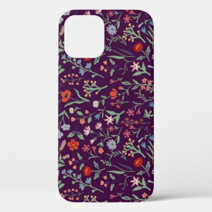 Decorative floral seamless pattern. iPhone 12 case
