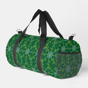 Decorative Floral Seamless Pattern Duffle Bag