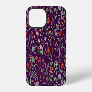 Decorative floral seamless pattern. iPhone 12 case