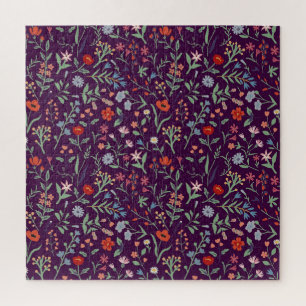 Decorative floral seamless pattern. jigsaw puzzle
