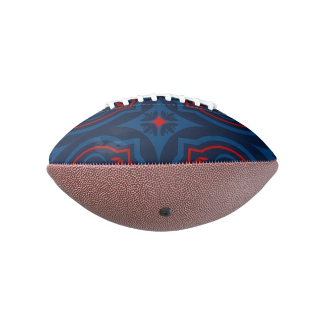 Decorative floral tiles pattern  football (Rotated 270)