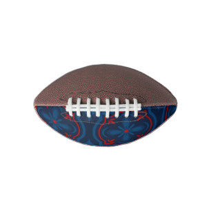 Decorative floral tiles pattern  football